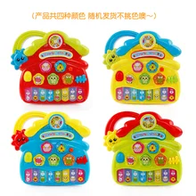 Детское музыкальное пианино в виде животных на ферме, детская игрушка для раннего образования, электронная клавиатура для девочек