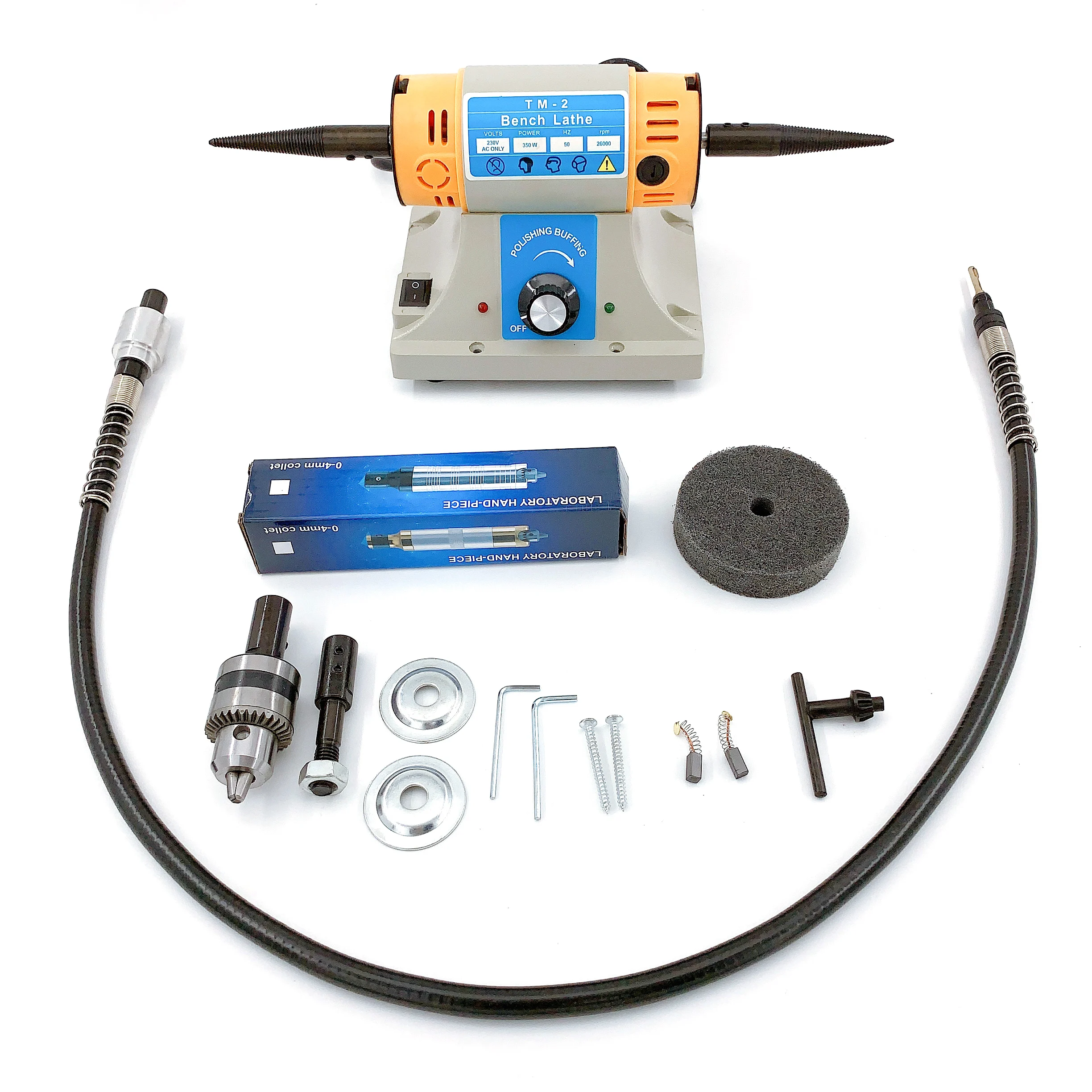 

350W Polishing Machine For DIY Woodworking JadeJewelry Dental Bench Lathe Machine Motor Grinding Machine