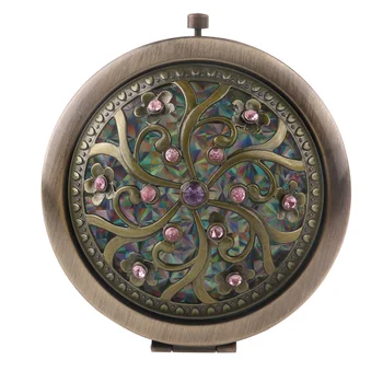 

Mini Round Double-sided Folding Cosmetic Makeup Purse Mirror Pocket Mirror
