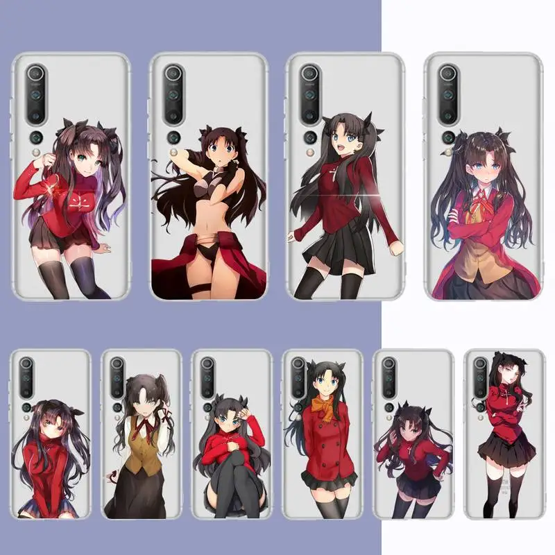 TOPLBPCS Fate Stay Night Rin Tohsaka чехол для телефона Xiaomi 10t pro 11 Note10lite Redmi 5plus 7A 8 K20pro 9A Note 9 Pro Max s 10 |
