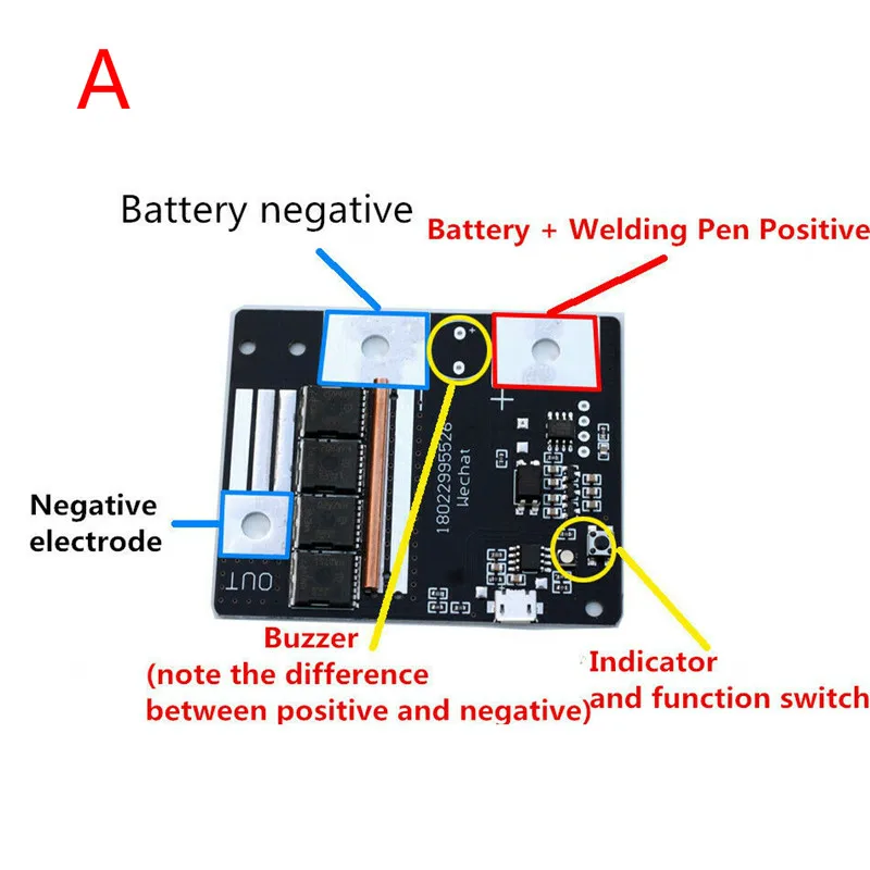  2020 tragbare Batterie Nickel Blatt Spot Schweißer-PCB Circuit Board Mit 37-42 V 4.5ah Batterie/12 