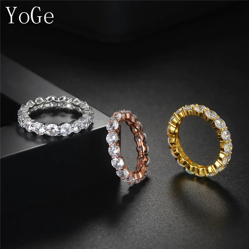 YoGe Wedding&ampParty Jewelry for Women R0399 round Fashion AAA CZ stones ring | Украшения и аксессуары