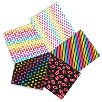 

David accessories 50*145cm Heart Printed Polyester Cotton Fabric Patchwork for Sewing Dress DIY Cushion Cover,c13007