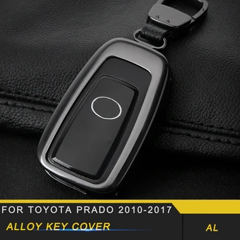 

For Toyota Prado 2018-2019 Car Key Cover Case Aluminium Alloy Holder Chain Protector Shell High Quality
