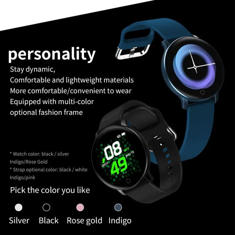 

Ladies Men Smart Smart Watch Luxury Blood Pressure Digital Watch Fashion Calorie Sports Watch For Android IOS