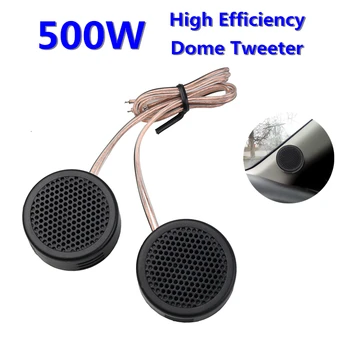 

2pcs Mini Car Speaker Tweeter High Eficiency Car Column Speaker Universal 500W Automtive Sound Audio Acoustic Loudspeak
