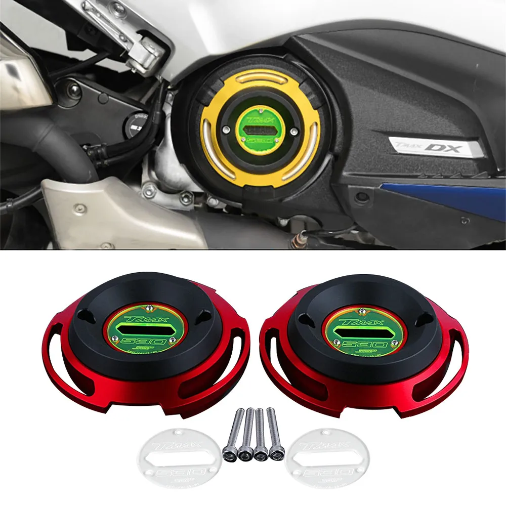 

Motorcycle Aluminum Left Right Motor Protection Guard Cover For YAMAHA TMAX T MAX 530 SX/DX 2017 2018