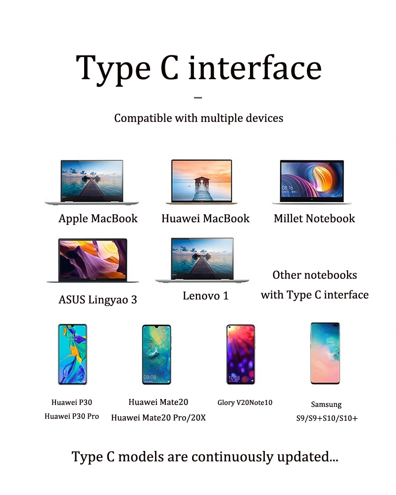 10 в 1 usb-хаб C концентратор для Мульти USB 3,0 HDMI адаптер док-станция для MacBook Pro Аксессуары USB-C сплиттер type C 3,1 3 порта USB C концентратор