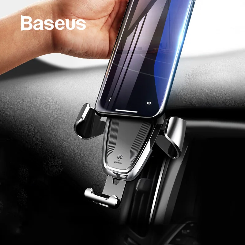 Держатель для телефона Baseus автомобильный гравитационный iPhone Xs Max X Samsung S10 S9 |