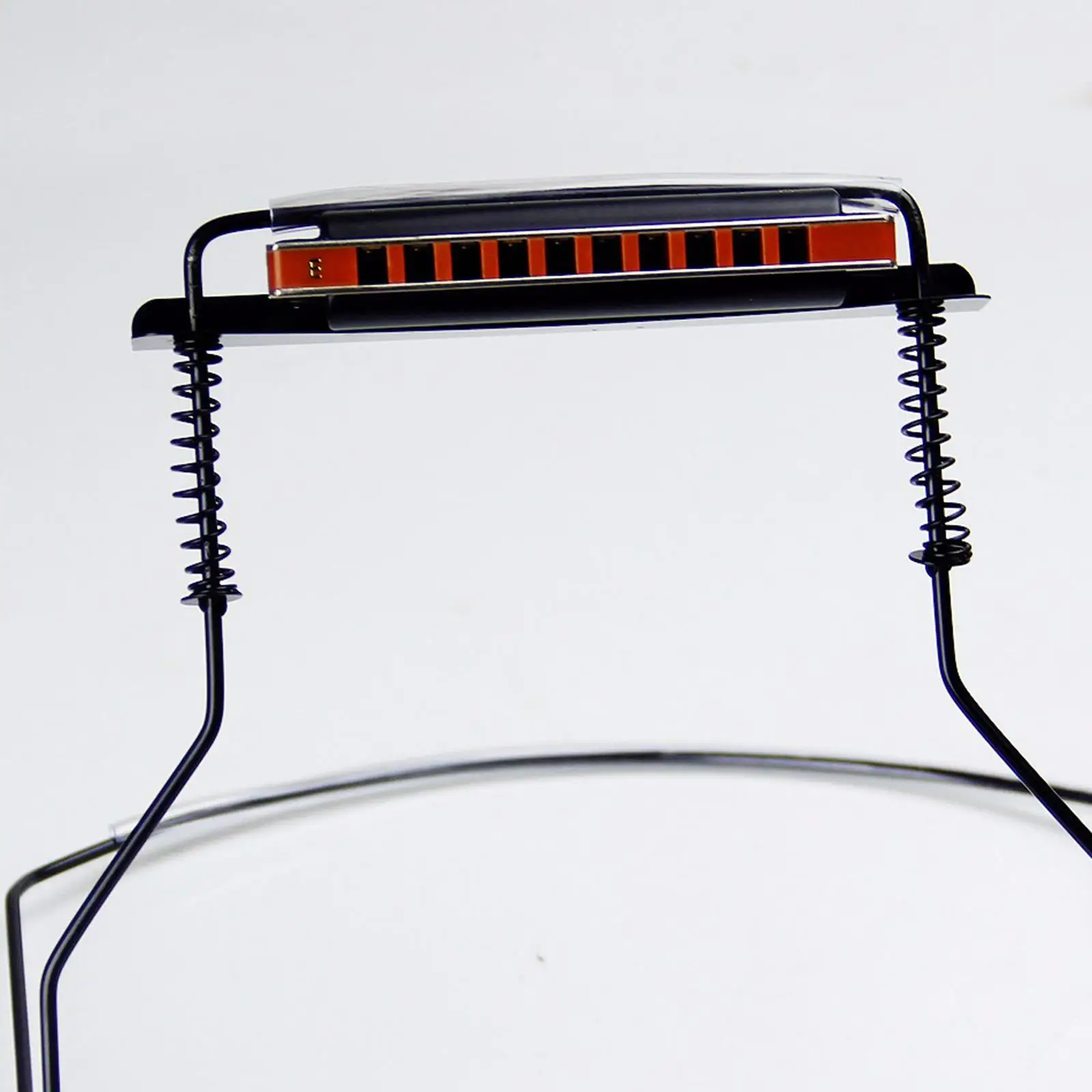 Harmonica Holder Adjustable Professional 10 Holes/24 Holes Neck Stand Metal Rack