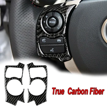 

Car Steering Wheel Button Cover 2Pcs Interior Replacement For LEXUS IS250 IS300 IS350 2014-2017