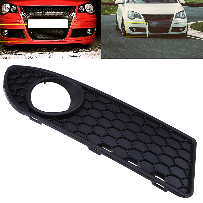 Автомобильный передний бампер Нижняя крышка для VW Polo MK4 9N3 2005 2009 лицевая сторона 1