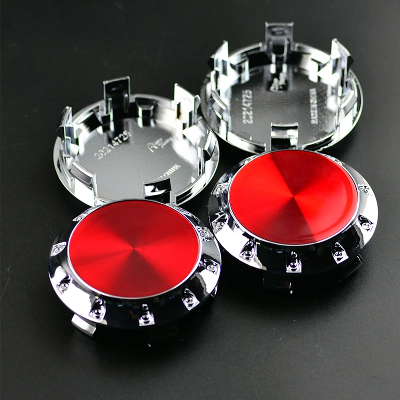 75mm Custom Wheel Center Cap Rim Laser Grain High Tech Style Wheel