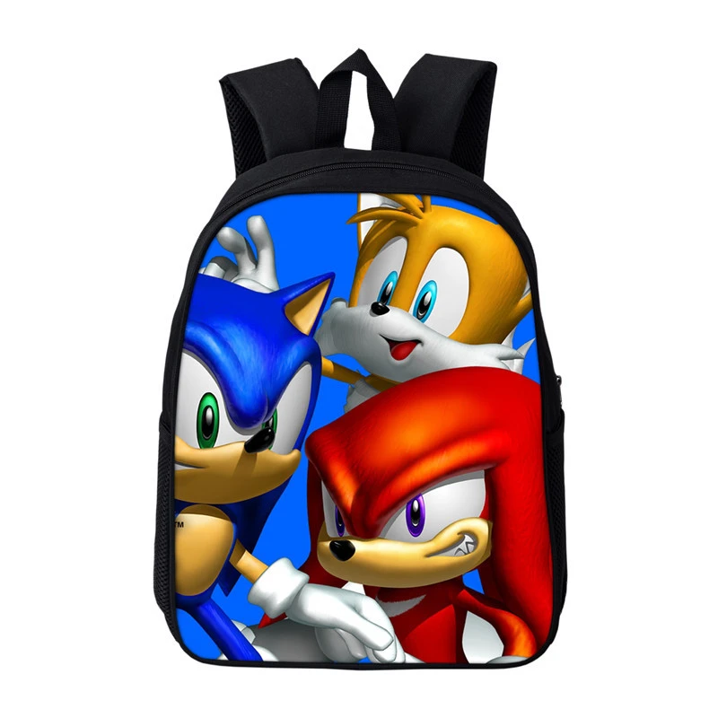 Sac Dos Мультфильм Mochila Соник Ежик Одиночная молния аниме рюкзак для путешествий школьный сумки для девочек-подростков plecak Bookbag