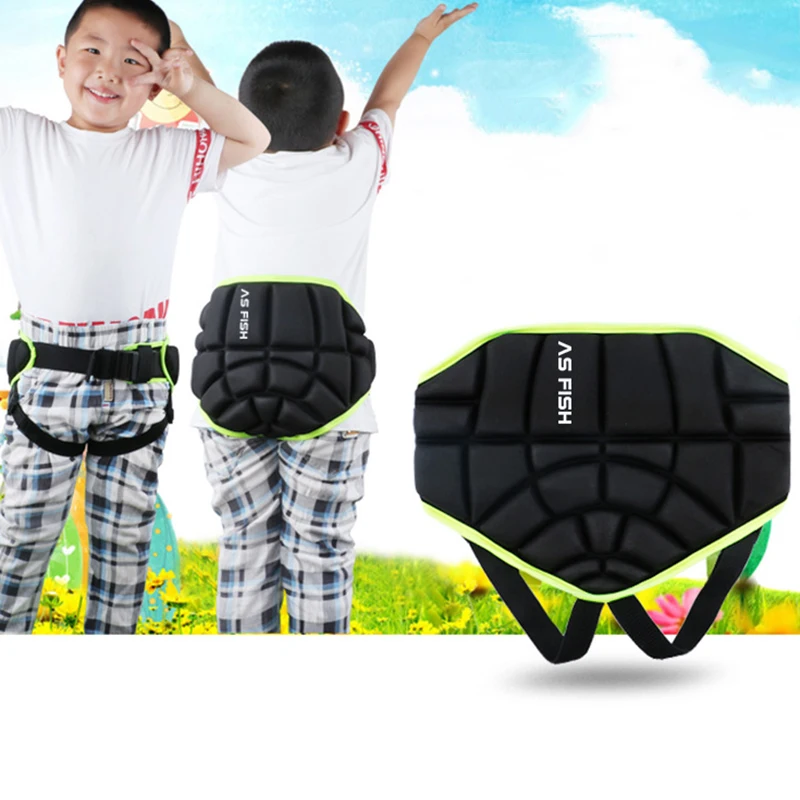Детские Лыжные Защитные шорты с подкладкой для бедер, защита от падения ягодиц для окружности талии 60-80 см