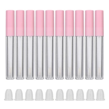 

10pcs/lot 2.5ML Plastic Lip Gloss Tube DIY Lip Gloss Containers Bottle Empty Cosmetic Container Tool Makeup Organizer