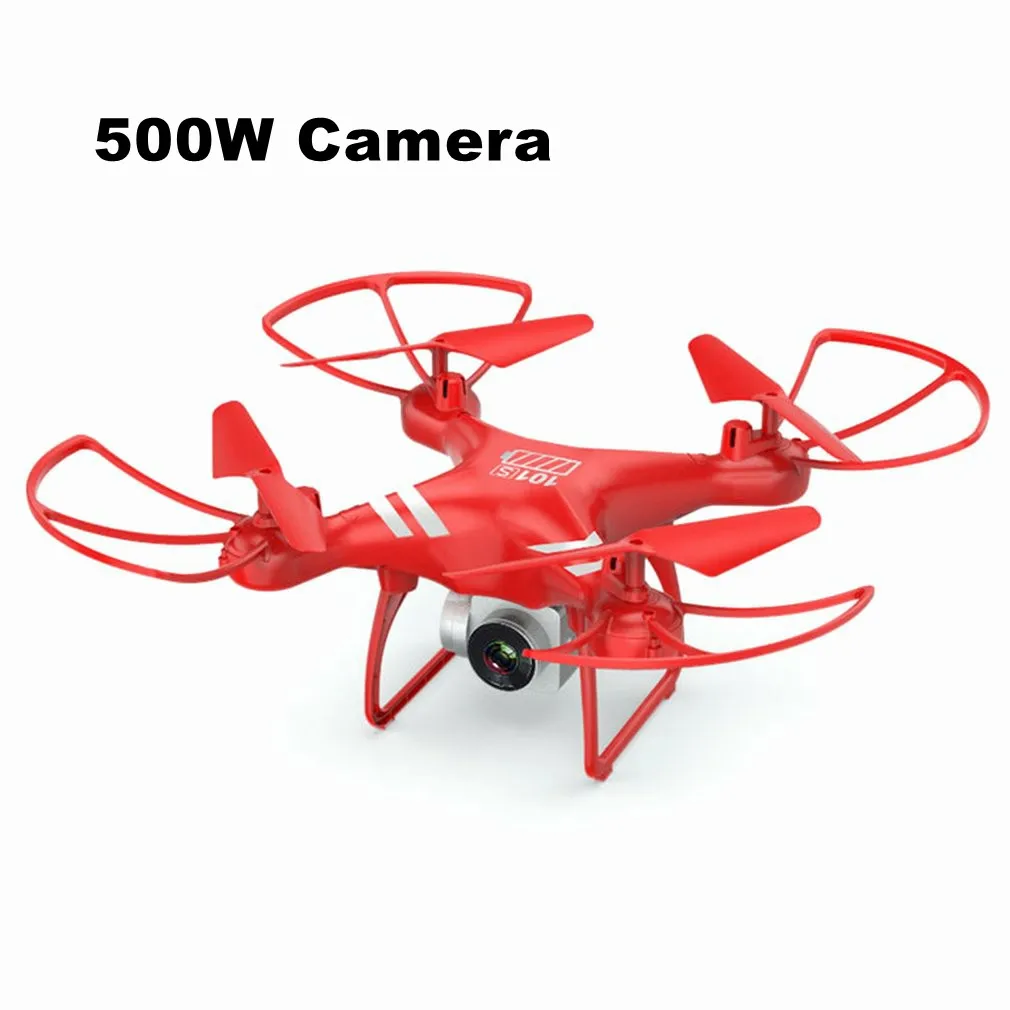 Red KY101S игрушка-Дрон на дистанционном управлении с HD камерой FPV Квадрокоптер Wi-Fi Дрон высота удерживает один ключ возврат посадка с Безголовый Квадрокоптер подарок - Цвет: Red