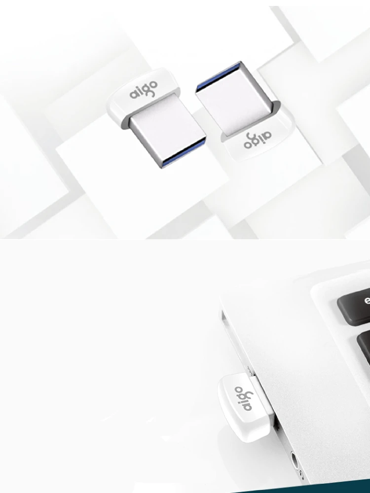 Aigo mini usb Карманный ключ Размер 32 Гб 3 1 брелок флешка флэш накопитель