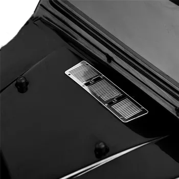 

​Hood Sticker Anti-skid Plate Modification Board Durable Stainless Steel Car for TRX-6 G63 TRX-4 G500