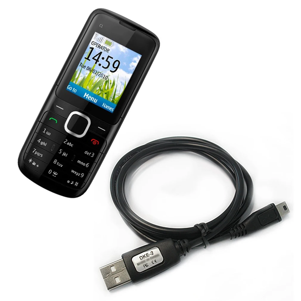 1 шт. USB кабель для передачи данных 5200 5300 N91 3500 классический, 5200, 5300,6110 изысканно разработанный прочный для NOKIA DKE-2