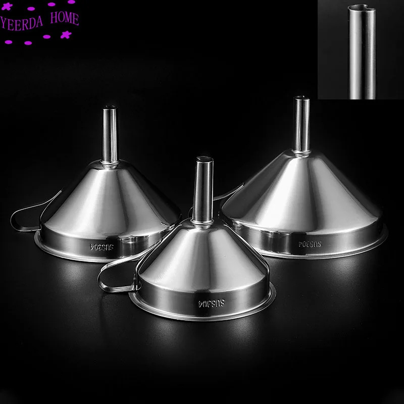 304 stainless steel funnel and milk traditional Chinese medicine oil white wine boiled water 200 300 400 450 mesh nylon filter stainless steel filter filter mesh