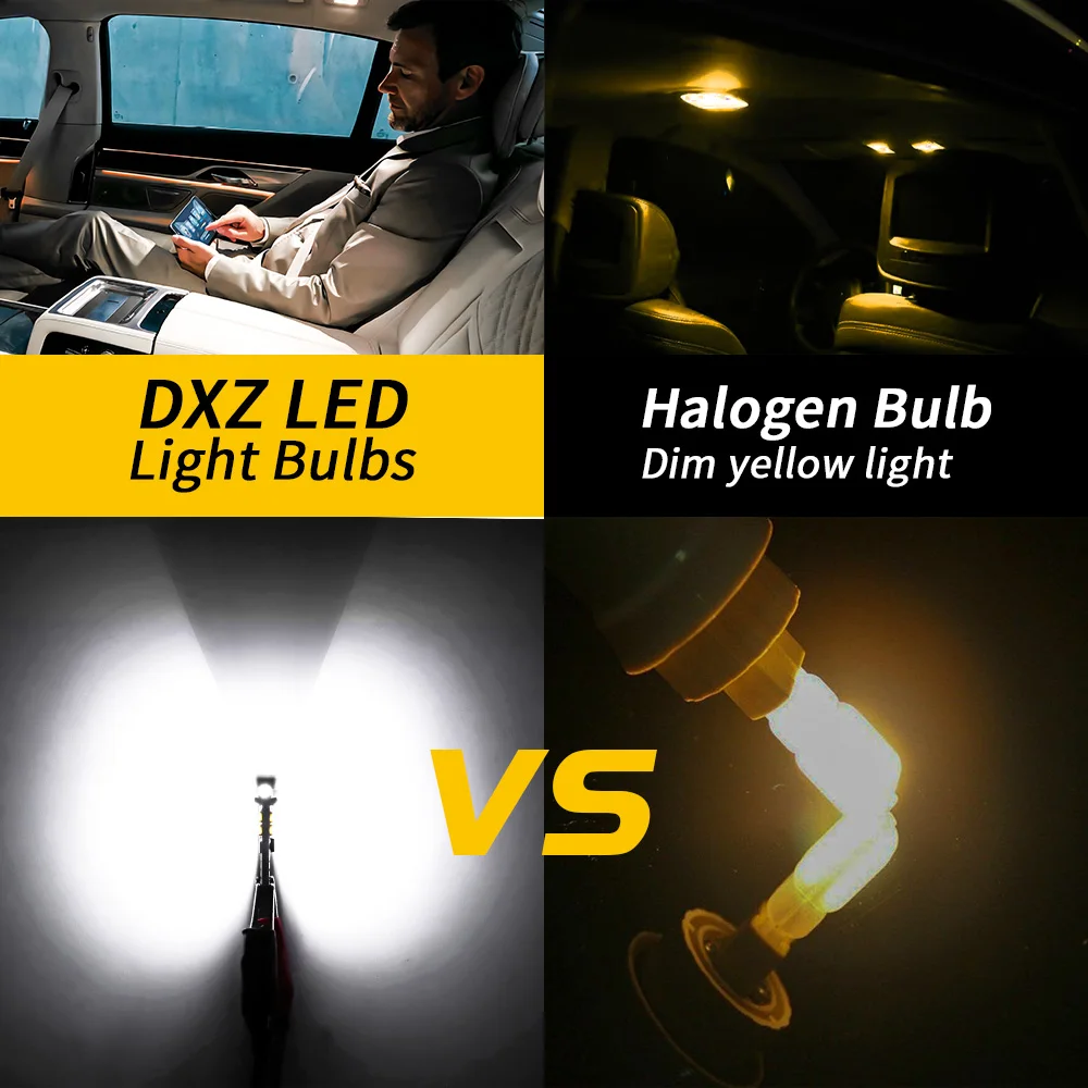 Светодиодсветодиодный лампы DXZ 10 шт. T10 W5W SMD Canbus 168 194 6000K 12 В белые автомобильные