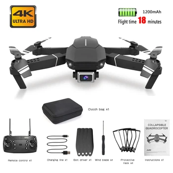 

FPV Rc Drone 4K HD Camera WIFI 1080P Wide angle video Remote Mini Quadcopter Professional Selfie Folding Drone for Beginners