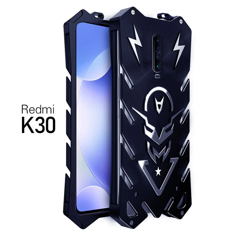 redmi K30 Для Xiaomi Redmi K30 Zimon Роскошный Thor сверхмощный бронированный металлический алюминиевый чехол для телефона для Xiaomi Redmi K30 чехол - Цвет: redmi K30