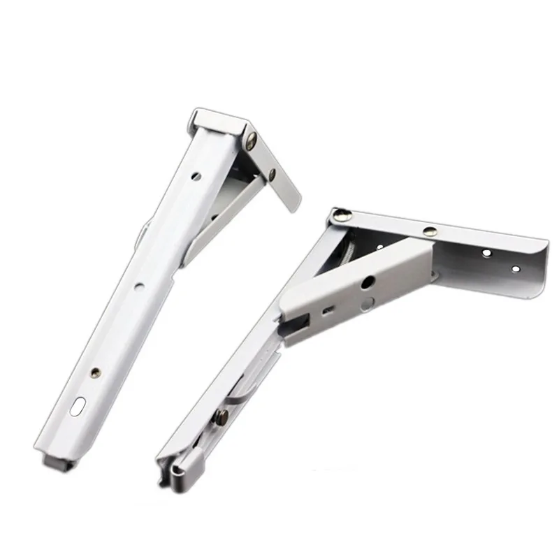 HWHongRV 2 Pieces Folding Shelf-Bracket Bench Table Folding Shelf or Bracket with spring