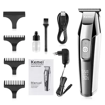 

Barber Electric Hair Clipper LCD Display 0mm Men DIY Beard Baldheaded Trimmer