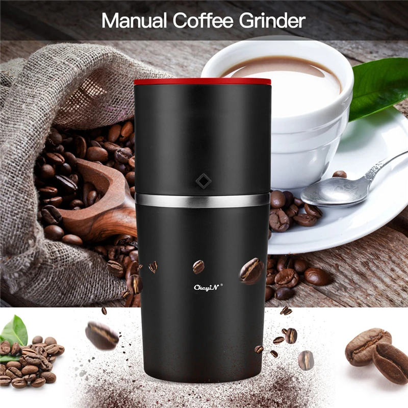 

Manual Coffee Grinder Stainless Steel Bean Pepper Spice Burr Kitchen Grinding Tool Coffee Mill Spices Grinding Machine Home Use