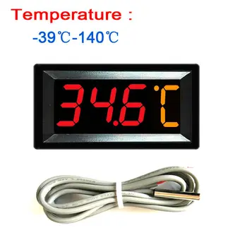 

Thermometer digital LED Temperatur Anzeige Termometer Aquarien Zucht 12V 24V car