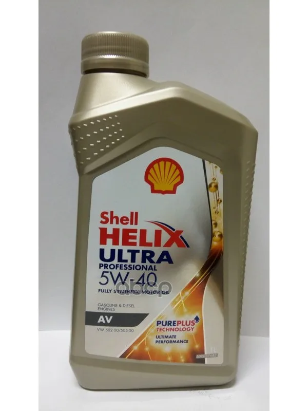 Shell Масло Моторное Синтетическое 1л- Helix Ultra Professional Av 5w40(Vw 502.00/505.00