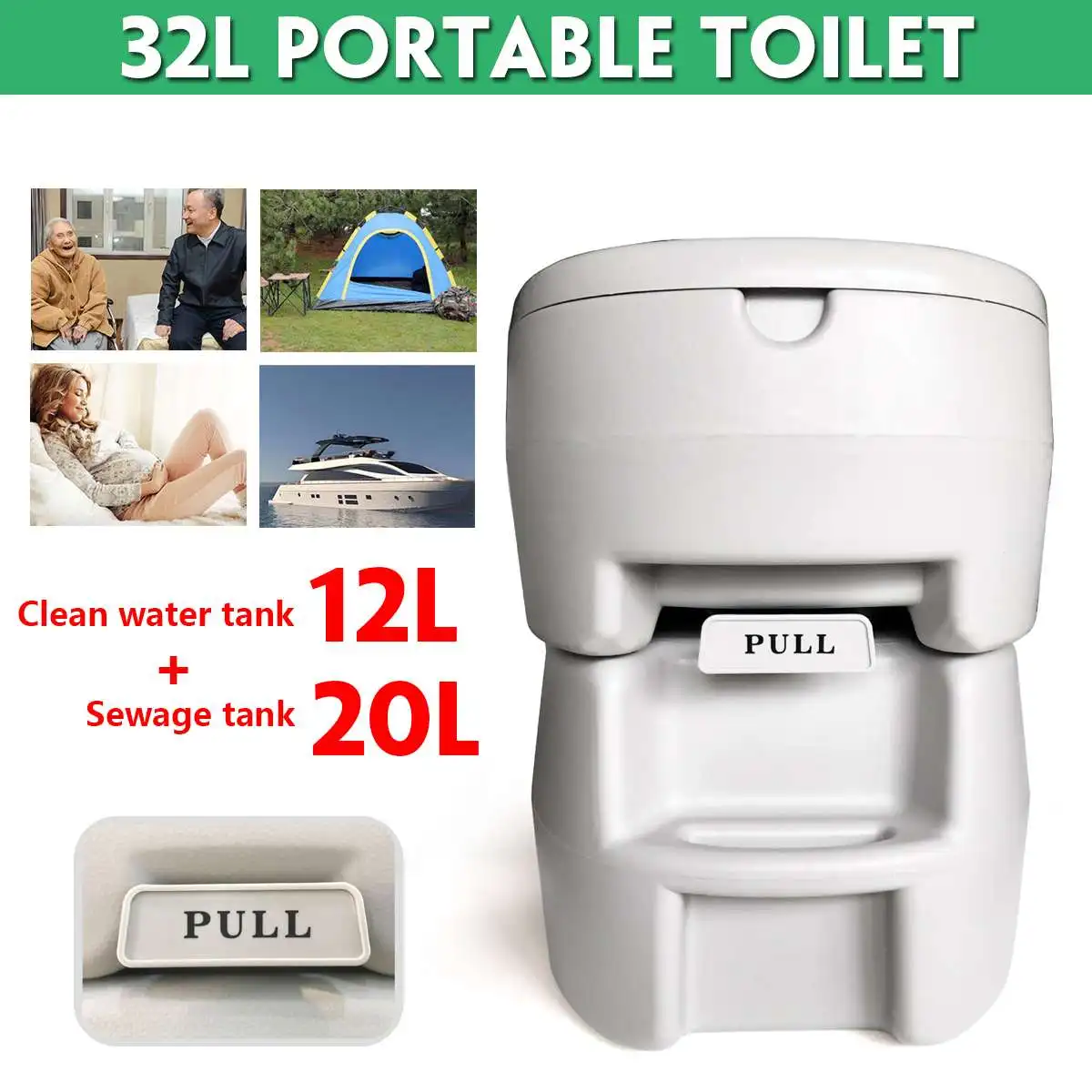 PROD 1005001784833713 Portable Toilet Load Pregnant Mobile Toilet
Outdoor Camping Toilet For Home Hospital Travel Boats