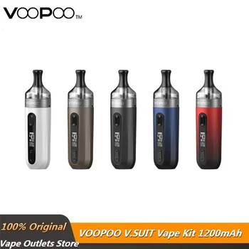 

Original VOOPOO V.SUIT Vape Kit 1200mAh V SUIT 2ml Pnp MTL Pod Cartridge Fit PnP-TR1/ PnP-TM2 Coil E-cig Vaporizer VS Drag X