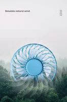 Ventilateur électrique portable USB avec diffuseur d'aromathérapie, mini ventilateur de refroidissement, ventilateur de cou aste avec lumière 4