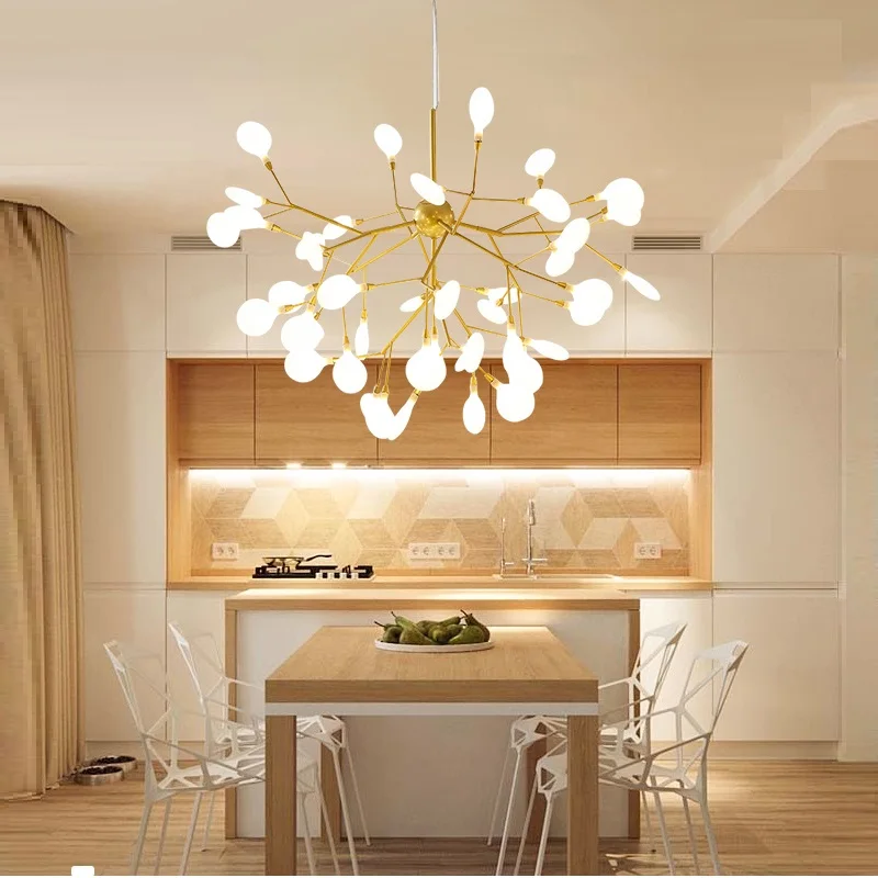 

Modern firefly LED Chandelier light stylish tree branch chandelier lamp decorative firefly ceiling chandelies hanging Lighting