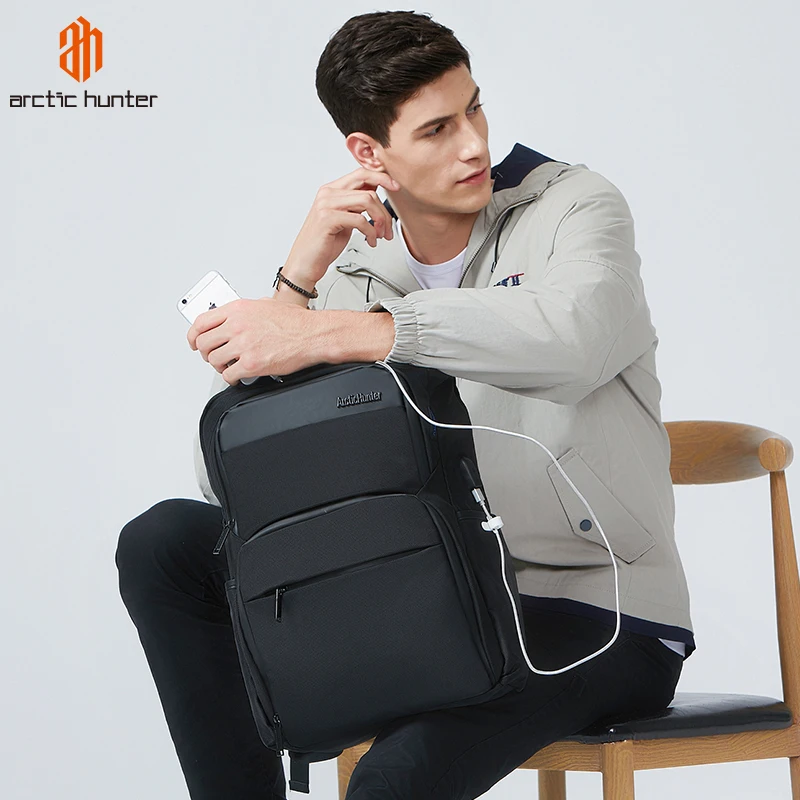 ARCTIC HUNTER Fashion Laptop Backpacks Large capacity Backpack Male Mochila waterproof Oxford Travel Backpack Men Ba 6