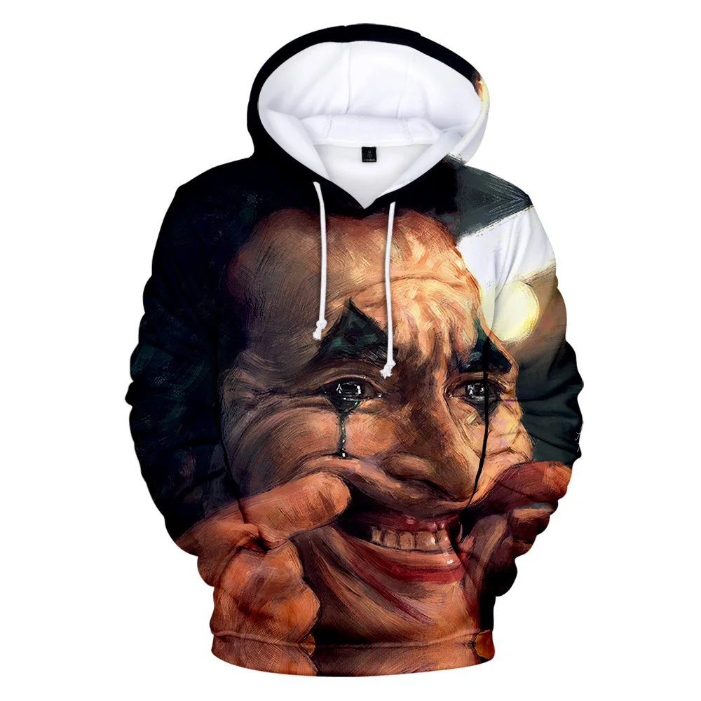 Movie Joker Arthur Fleck костюмы для косплея Хоакин толстовки Феникс пуловер с капюшоном Толстовка Пальто Верхняя спортивная одежда куртки