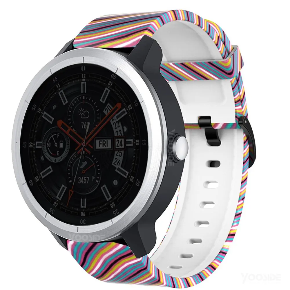 Vivoactive 3 ремешок для часов 20 мм силиконовый водонепроницаемый ремешок для Garmin Vivoactive 3, Forerunner 645/645 музыка