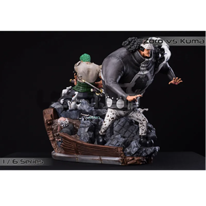 1" одна деталь статуя соломенная шляпа Пираты бюст меч Roronoa Zoro VS бартоломев Кума GK экшн модель игрушки коробка 37 см Z2777
