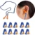 1pcs/10Pcs Soft Silicone Corded Ear Protector Soundproof Earmuffs Noise Protection Earplugs Sleep Snoring Reusable Ears Plugs 1