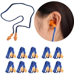 Protège oreilles filaires en Silicone souple, protège oreilles insonorisants, Protection contre le bruit, bouchons réutilisables pour sommeil, ronflement, 1 ou 10 pièces 