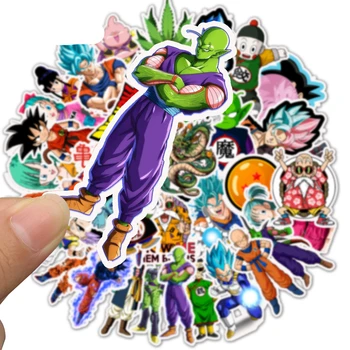 

50Pcs/lot Anime Dragon Ball Stickers Super Saiyan Goku Stickers Decal DIY Anime Accessories Decor DIY Home Decoration