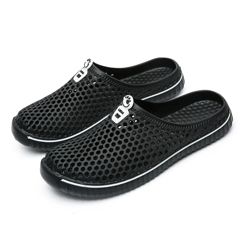 

Hollow out Sandals Porous Men Pump Breathable Couples Beach Garden Shoes BIRD'S NEST Slippers Large Size