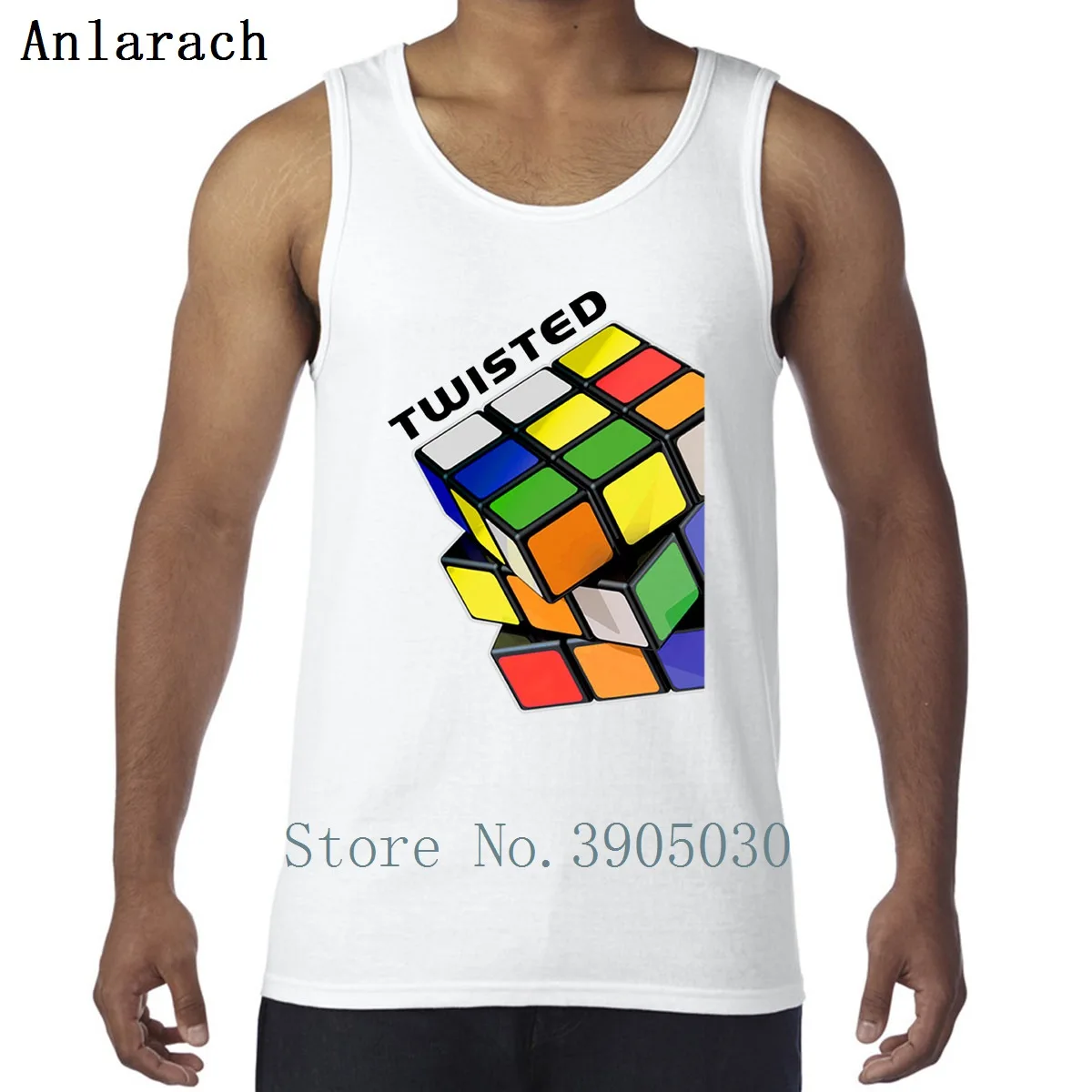 

Twisted Cube Vest Plus Size Best Unisex Create Men Tank Top Clothing Pattern Stylish Anlarach Spring