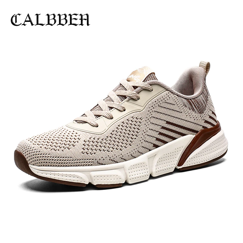 Calbben New Spring Men Shoes Mesh Sneakers 2019 Breathable Comfortable Casual Flat | Обувь