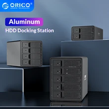 

ORICO 95 Series Multi Bay 3.5'' Aluminum HDD Docking Station 16TB Single SATA to USB3.0 150W Internal Power HDD Enclosure Raid