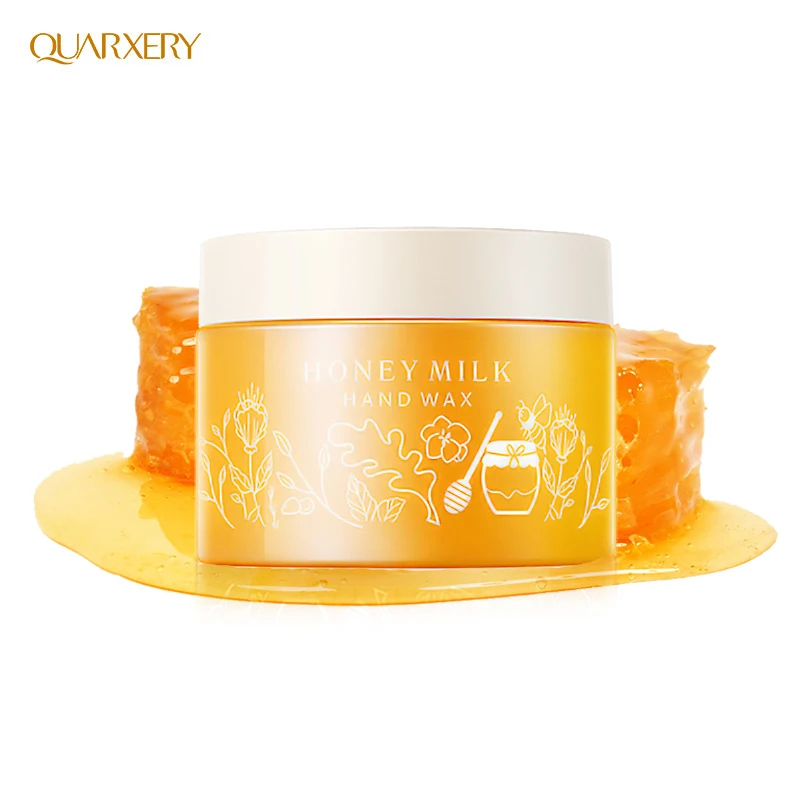 

QUARXERY Honey Milk Hand Wax Hand Cream Moisturizing Anti Chapping Exfoliator Anti Drying Frosting Skin Care Boutique Brand