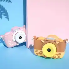 Милый Кот жираф детская классная цифровая камера 2400 Вт пикселей Hd экран детская камера игрушки детские развивающие игрушки подарок на день рождения